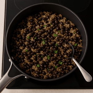 beans and rice, healthy recipe, complete protein, vegetarian meal, vegan recipe, pantry staples, budget-friendly meals, high fiber, nutritious food, heart-healthy, simple recipe, one-pot meal, comfort food, plant-based protein, whole grains, meal prep, global cuisine, Latin American food, Southern cooking, black beans, brown rice, low-fat, gluten-free, clean eating, rice and beans dish, healthy carbs, sustainable meals, easy dinner, food staple