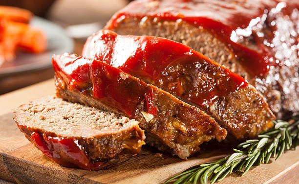 Ground Beef Meatloaf with sides recipe