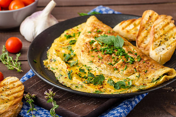 Veggie & Cheese Omelette Recipe