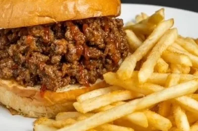 Sloppy Joes & french fries recipe