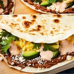 Keywords: baleadas, Honduras food, Chef Ed recipe, grilled meats, Latin street food, refried beans, flour tortilla, carne asada baleada, grilled pork baleada, grilled chicken baleada, authentic Honduran recipe, Latin American cuisine, comfort food, protein-packed meal, street food fusion, traditional Central American food, crema and queso, handmade tortillas, flavorful fillings, food truck favorite, hearty baleadas, layered tortillas, avocado and beans, grilled meat wrap, Latin fusion food, Chef Ed baleadas, Central American recipes, tasy baleada comboChef