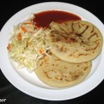 Keywords: pupusas, Salvadoran food, cheese pupusa, pupusas revueltas, masa harina recipe, Chef Ed, curtido slaw, salsa roja, Central American street food, grilled pupusa, gluten-free Latin food, Latin comfort food, pupusas de queso, pork pupusa, authentic pupusas, Loroco filling, homemade tortillas, Salvadoran cuisine, El Salvador recipes, Latin cheese dish, Latin American cuisine, fermented cabbage, healthy Latin meals, corn tortilla pupusa, stuffed masa dough, cheesy Latin snack, meat and cheese pupusa, pupusas tradition, Chef Ed pupusa recipe