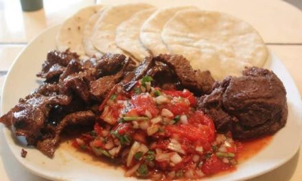 Grilled Steak with Black Beans & Corn Tortillas Recipe