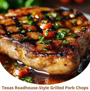 Keywords: grilled pork chops, Texas Roadhouse pork chops, Chef Ed recipe, pork chop marinade, applesauce side, grilled meat, southern comfort food, BBQ pork chops, smoky pork, family dinner, pork dinner, easy grilling recipe, savory pork rub, thick cut chops, juicy pork chops, comfort food sides, mashed potatoes, green beans, baked beans, grilled corn, pork and apples, summer BBQ, backyard grilling, pork chop seasoning, roadhouse meal, BBQ dinner, meat lover's recipe, sweet and savory combo, grilled entree, bone-in pork recipe. Keywords: grilled pork chops, Texas Roadhouse pork chops, Chef Ed recipe, pork chop marinade, applesauce side, grilled meat, southern comfort food, BBQ pork chops, smoky pork, family dinner, pork dinner, easy grilling recipe, savory pork rub, thick cut chops, juicy pork chops, comfort food sides, mashed potatoes, green beans, baked beans, grilled corn, pork and apples, summer BBQ, backyard grilling, pork chop seasoning, roadhouse meal, BBQ dinner, meat lover's recipe, sweet and savory combo, grilled entree, bone-in pork recipe.