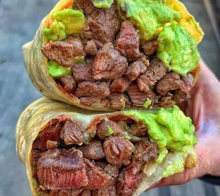 Steak and Guacamole Tacos Recipe