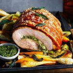 Keywords: pesto recipe, Chef Ed pesto, basil pesto, classic pesto sauce, meat pesto pairings, vegetarian pesto meals, homemade pesto, pesto for chicken, pesto pasta, pesto with steak, easy pesto recipe, olive oil sauce, nut-free pesto option, garlic basil pesto, summer sauce, Italian sauce, healthy pesto ideas, pesto for roasted veggies, pesto on fish, pesto with portobello, caprese with pesto, pesto grilled salmon, fresh herb sauce, pesto aioli, how to make pesto, vegetarian Italian food, pesto pasta primavera, pesto pizza sauce, basil garlic olive oil sauce