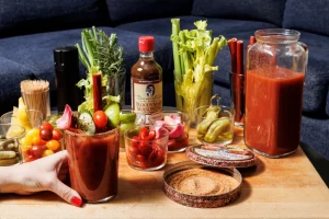 Tag words: bloody mary, Mixologist Ed, healthy cocktail, brunch drink, tomato juice, spicy drink, hangover cure, savory cocktail, celery garnish, fitness cocktail, gourmet brunch, vegetable juice, cocktail art, horseradish spice, low sugar drink, immune booster, lycopene rich, healthy vodka drink, clean cocktail, brunch favorite, classic drink, healthy alcohol option, cocktail recipe, garnished drink, spicy tomato, wellness cocktail, bartender Ed, shrimp skewer, drink with crunch, rosemary garnish