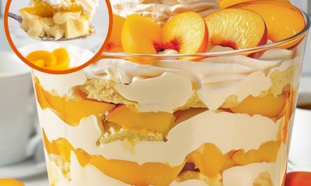 Peach & Cream Trifle Recipe