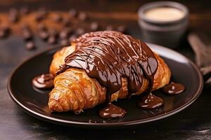 Chef Ed’s croissants are buttery, flaky, and filled three ways: ham & Swiss, dark chocolate, and blueberry-ricotta. Plus: pillowy chocolate beignets dusted in sugar — brunch perfection!