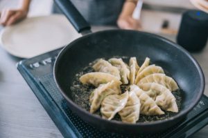fried dumplings, chicken dumplings, beef dumplings, vegetarian dumplings, Chef Ed recipes, crispy wontons, Asian-style dumplings, easy dumpling recipe, pan-fried gyoza, homemade dumpling wrappers
