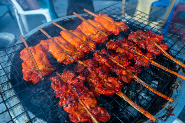 Tag Words: grilled chicken, skewers, red sauce, grilled vegetables, Mediterranean food, BBQ chicken skewers, summer grilling, chicken recipe, Chef Ed, gourmet chicken, protein meal, spicy tomato sauce, chicken on a stick, healthy grilled food, red pepper sauce, easy dinner, meal prep chicken, balsamic tomato sauce, garlic grilled chicken, garden vegetables, zucchini and chicken, cookout food, outdoor meals, fire-grilled chicken, chicken marinade, fresh herb garnish, chicken and peppers, party skewers, chicken kabobs, juicy grilled meat