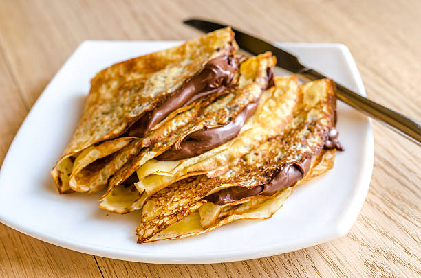 French crepe recipe, Chef Ed crepes, Nutella crepe, maple syrup crepes, sweet and savory crepes, easy homemade crepes, breakfast crepe ideas, brunch recipes, how to make crepes, thin pancakes