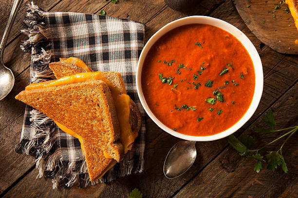 Classic Tomato Soup & Grilled Cheese recipe