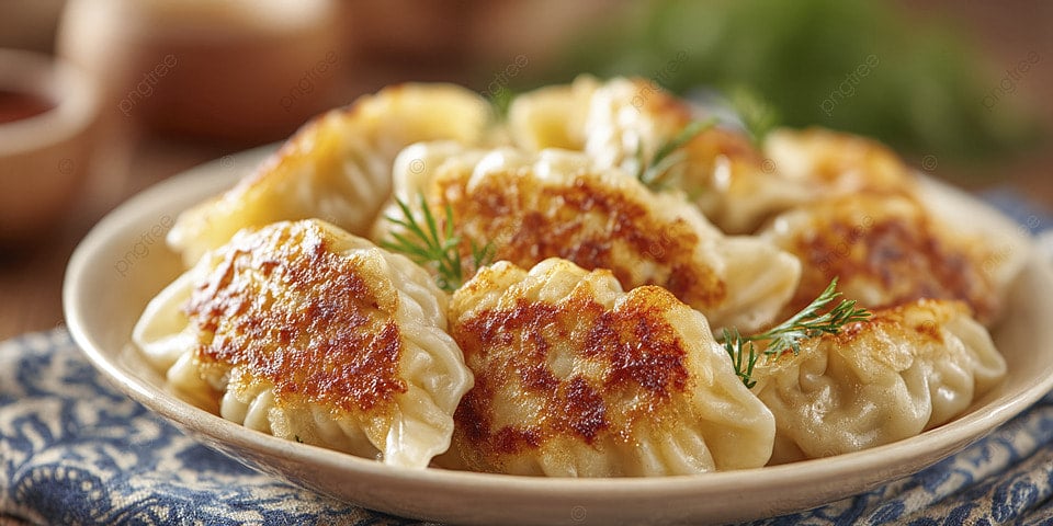 fried dumplings, chicken dumplings, beef dumplings, vegetarian dumplings, Chef Ed recipes, crispy wontons, Asian-style dumplings, easy dumpling recipe, pan-fried gyoza, homemade dumpling wrappers