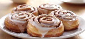 Keywords: cinnamon buns, cinnamon rolls, homemade cinnamon buns, Chef Ed recipe, fluffy rolls, sweet breakfast, brunch recipe, cream cheese glaze, cinnamon sugar, baked goods, fresh rolls, gooey rolls, cinnamon swirl, sweet dough, dessert buns, soft rolls, yeast rolls, baking recipe, cinnamon filling, breakfast treat, pastry recipe, homemade dessert, bakery buns, easy cinnamon rolls, warm cinnamon, breakfast pastry, holiday baking, sticky buns, vanilla glaze, comfort food. 1/2