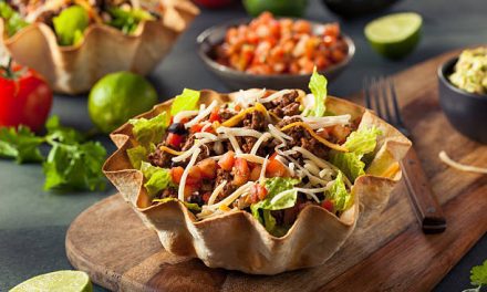 Fried Tortilla Bowl Salad recipe