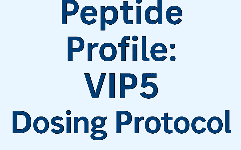 Peptide Profile: VIP5 dosing protocol